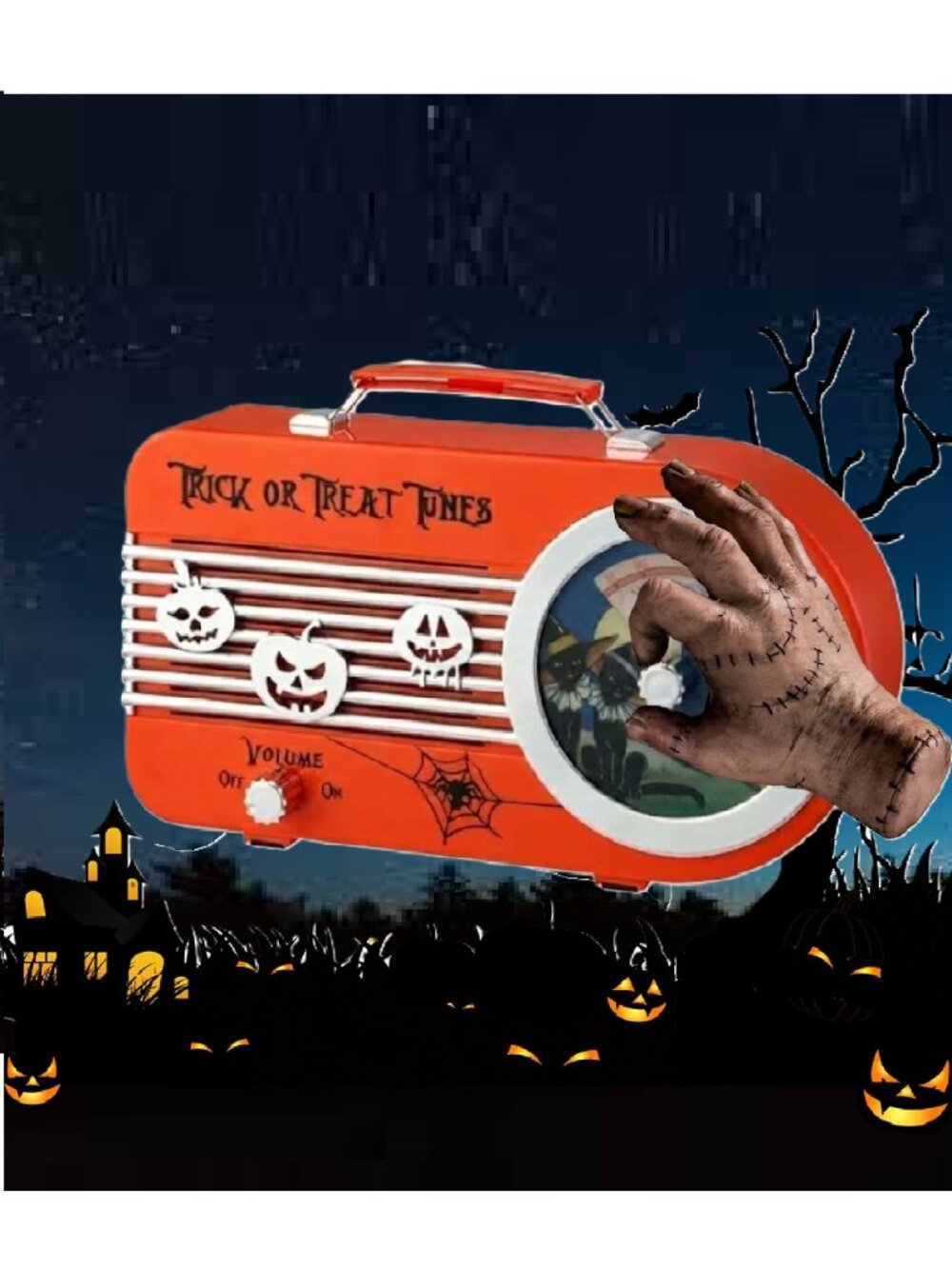 Mr. Halloween Trick or Treat Tunes Portable Radio - NWT